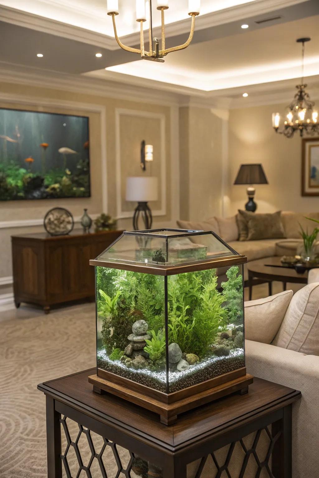 Transform your tank into a lush aquatic sanctuary.