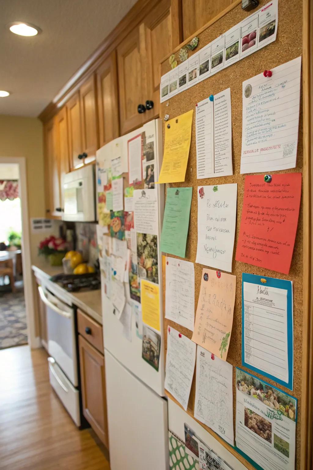 Recipe collage keeps culinary inspiration at hand.