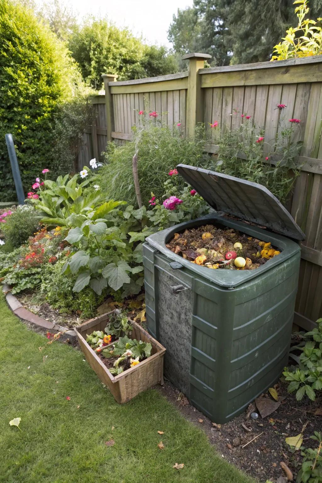DIY compost enriches garden soil naturally and economically.