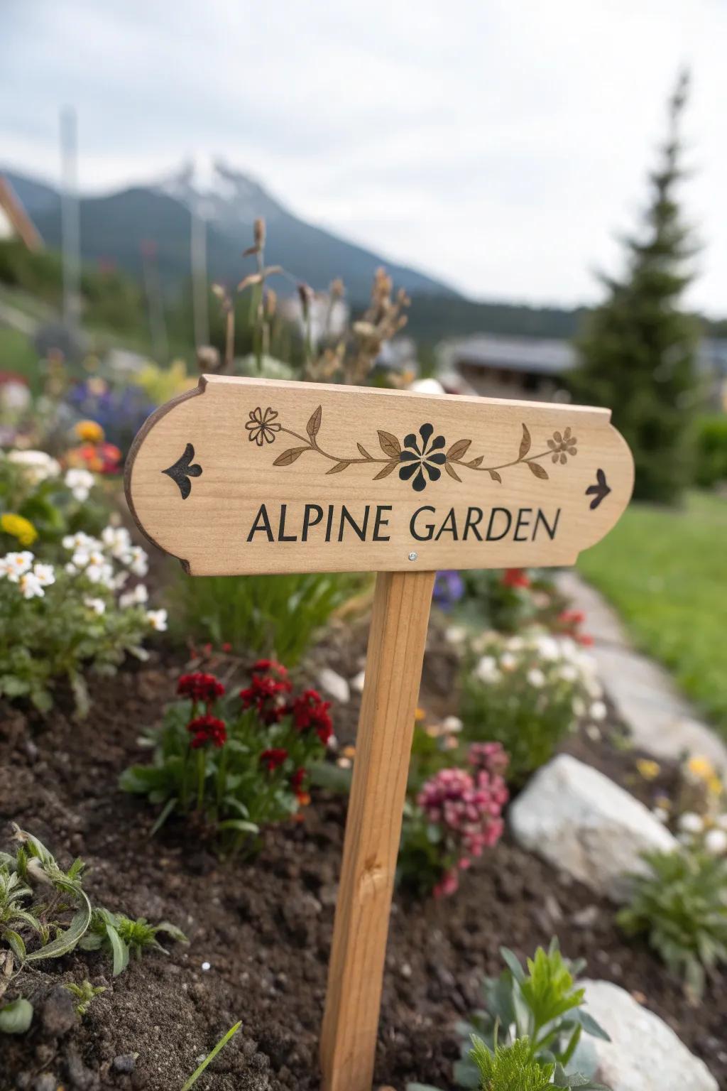 Unique handcrafted plant markers.