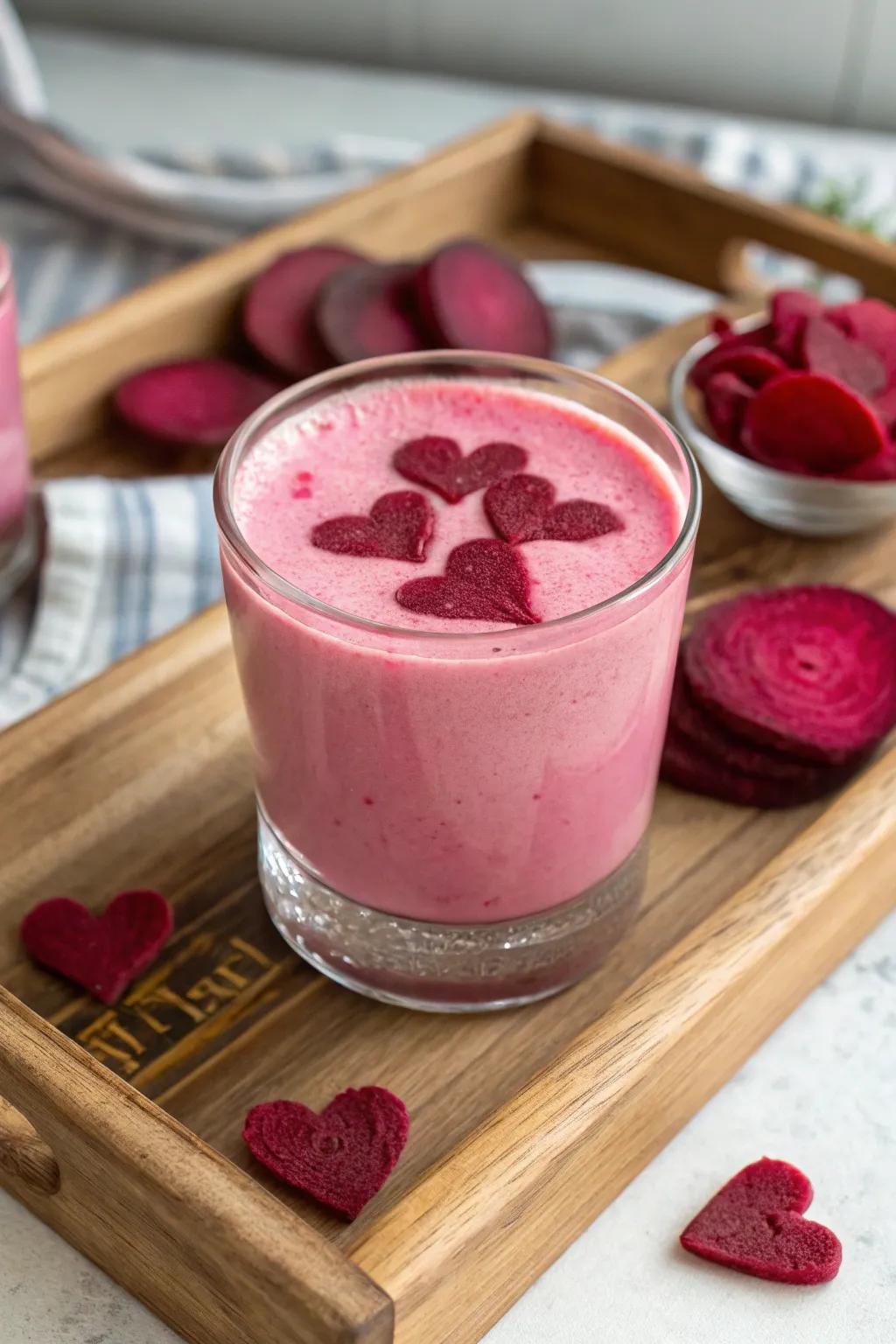 Vibrant Beetroot Honey Latte: a colorful and unique blend