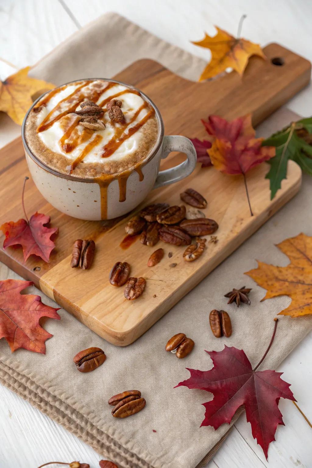 Maple Pecan Latte: a cozy seasonal favorite