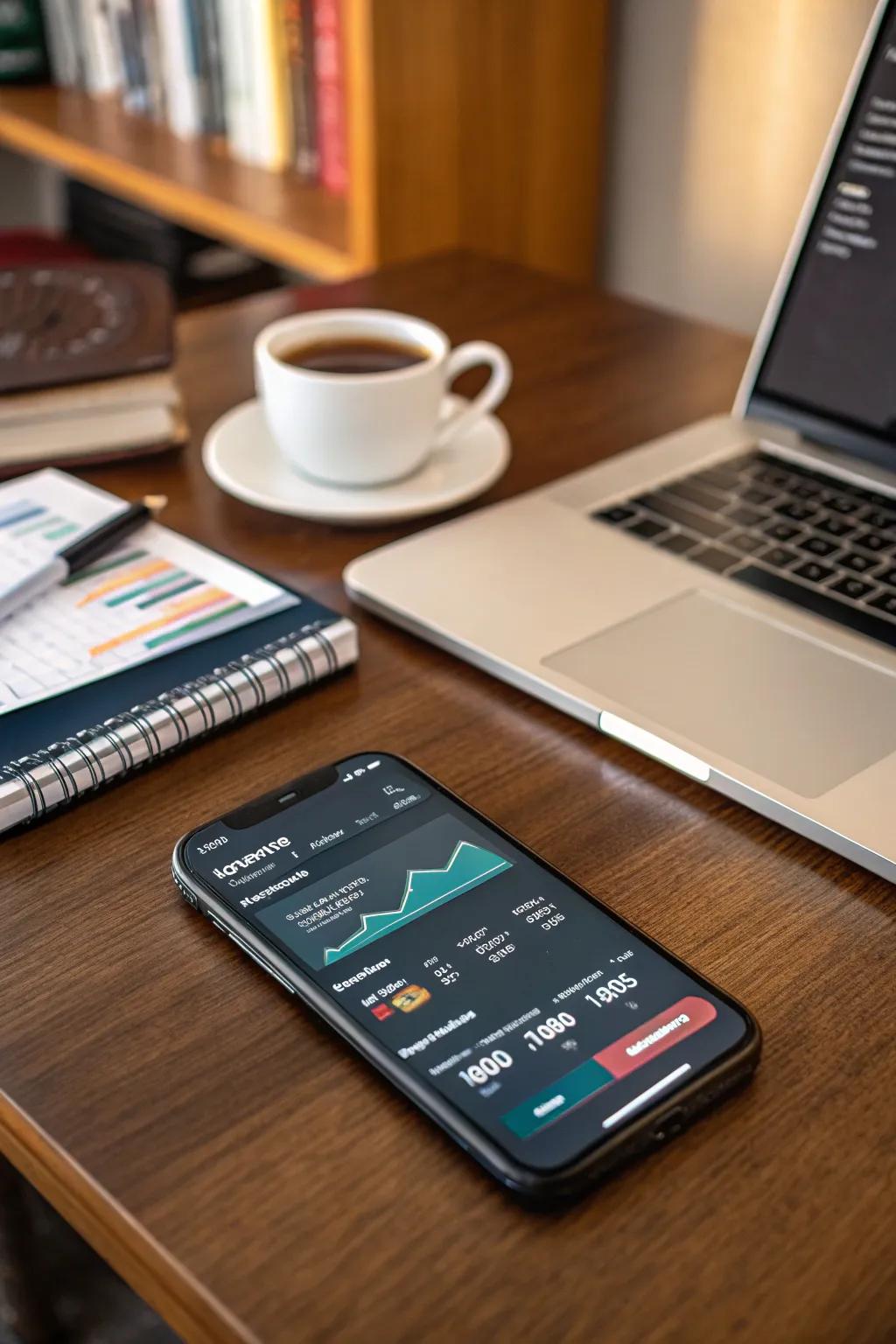 Stay on top of your finances with elegant widgets.