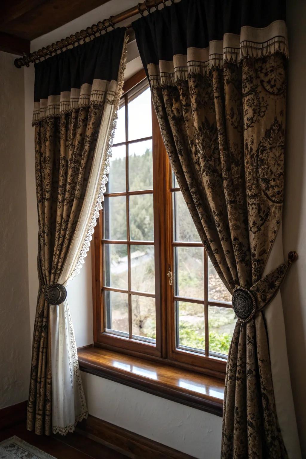Blackout liners improve the light-blocking ability of your current curtains.