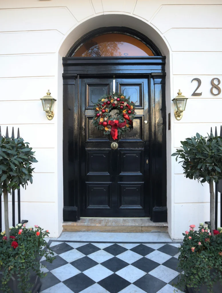 City Chic Christmas Door