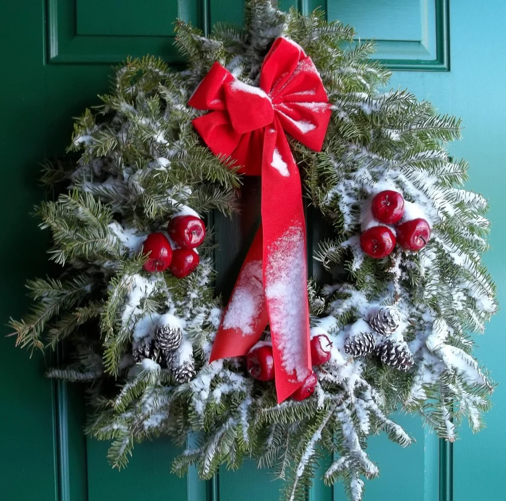 Snowy Winter Wreath