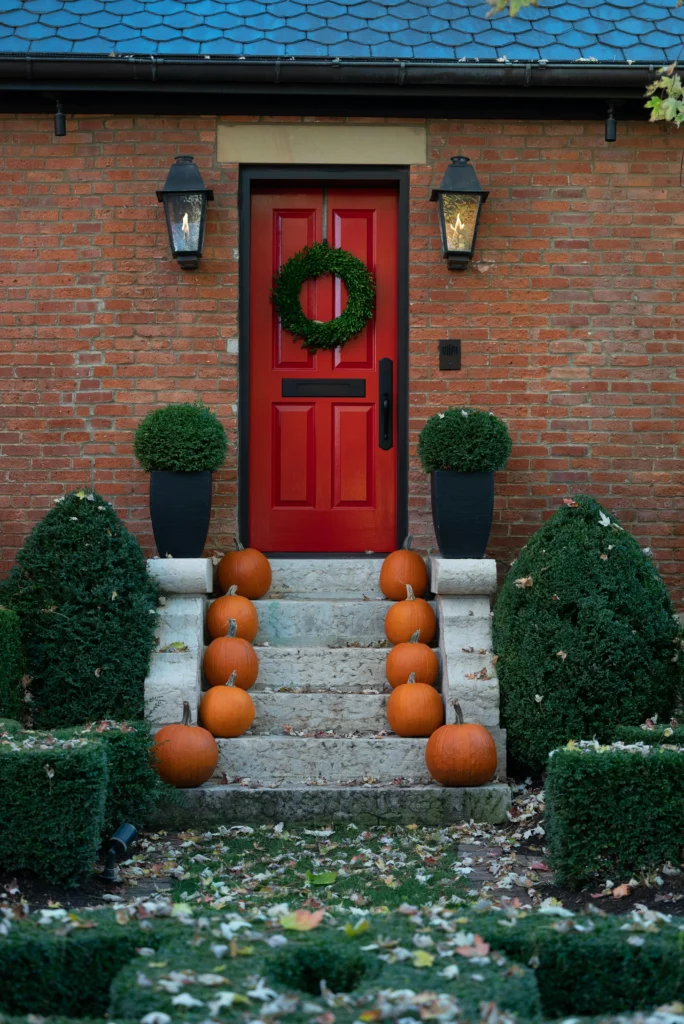 Seasonal Transition Holiday Door