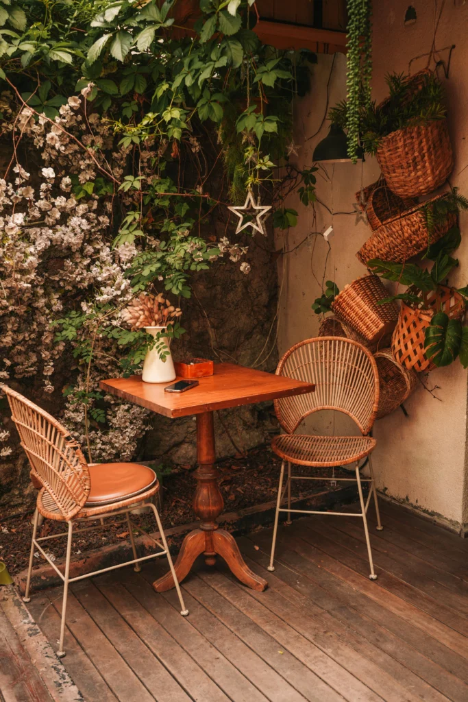 Cozy Rattan Outdoor Corner