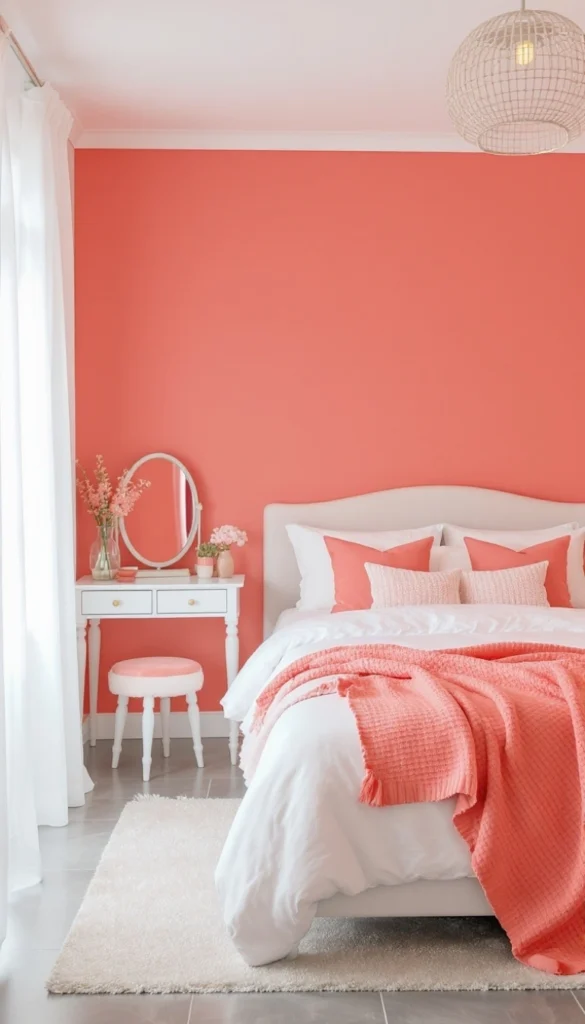 Peachy Keen Bedroom