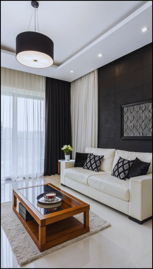 Monochrome Living Room