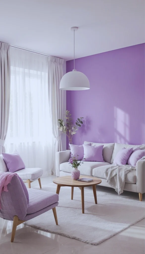 Lavender Living Room