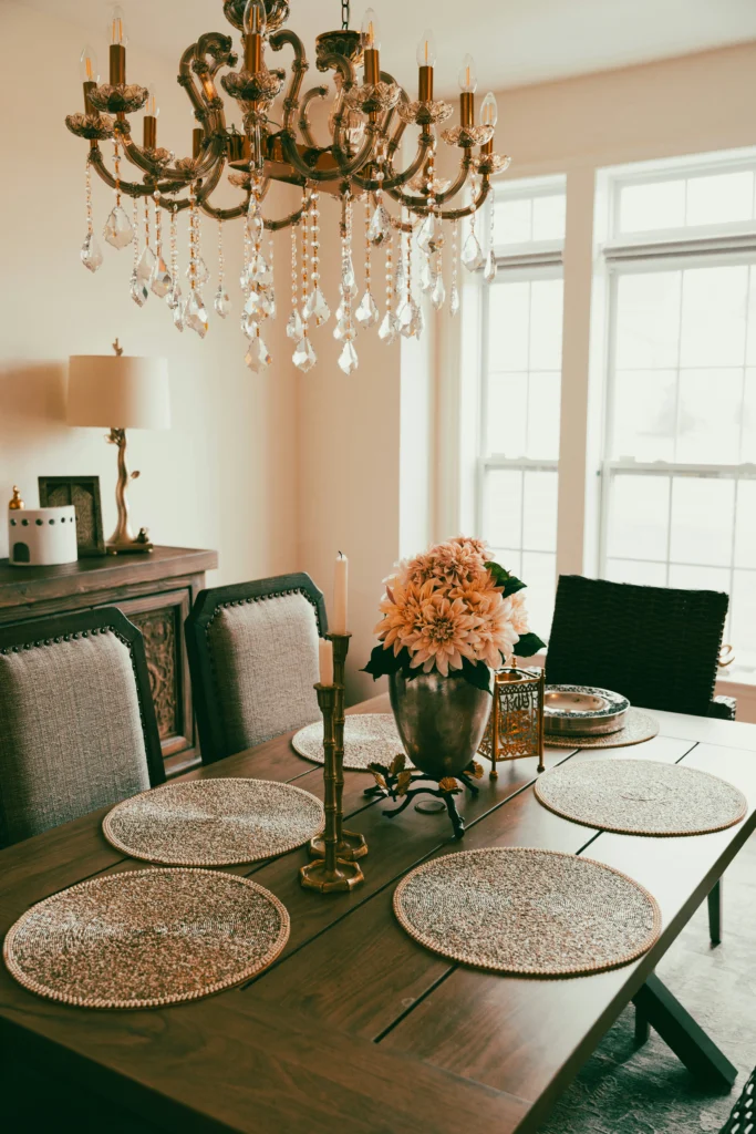 Classic Glam Dining Room