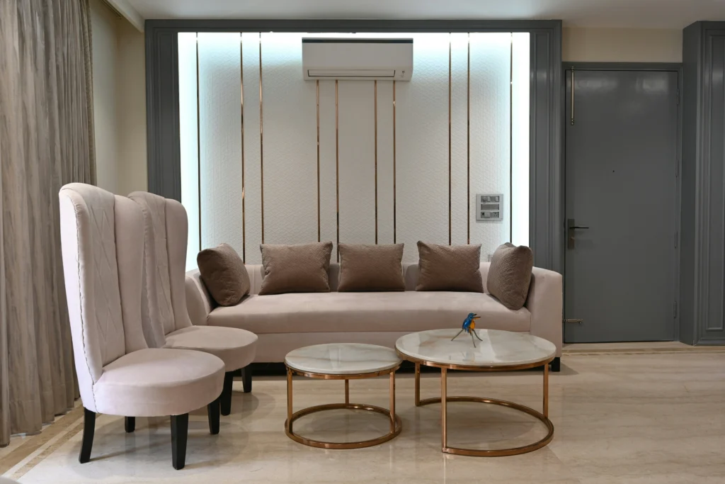 Soft Glam Living Room