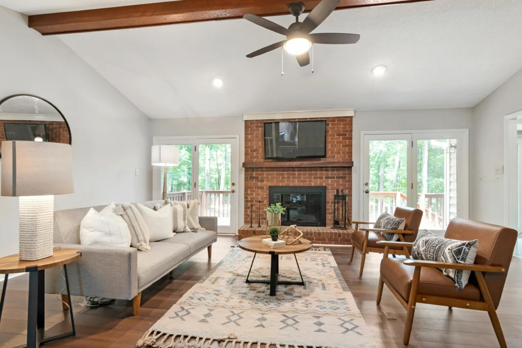 Mid-Century Fireplace Design