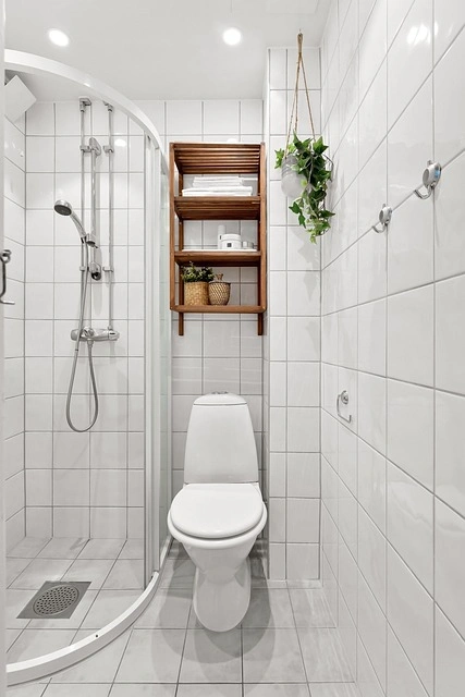 Vertical Storage Bathroom