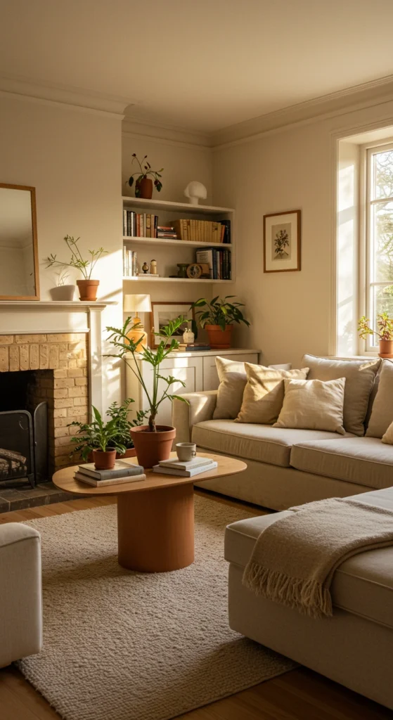 Neutral toned small room