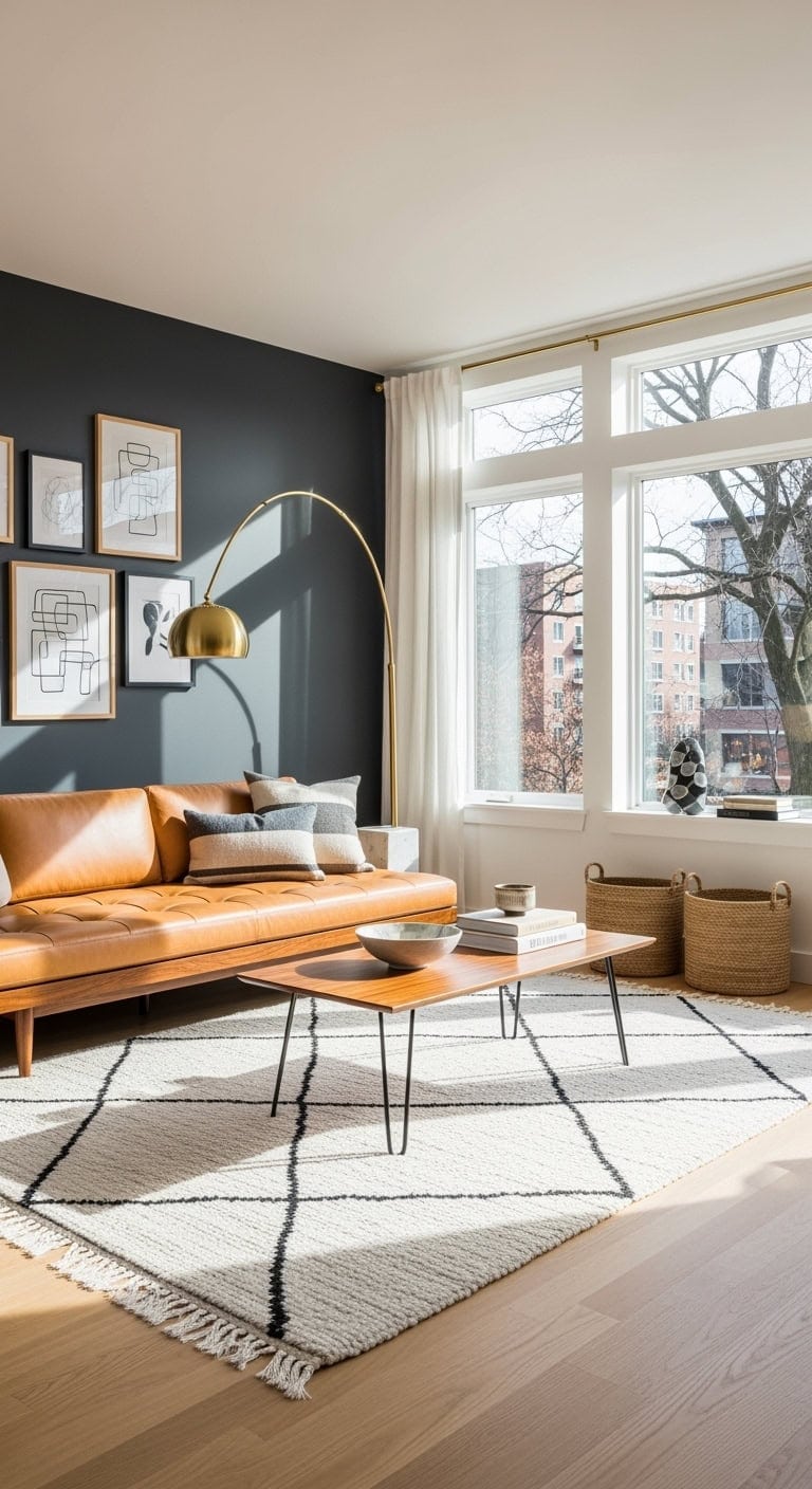 sleek low profile tapered seating