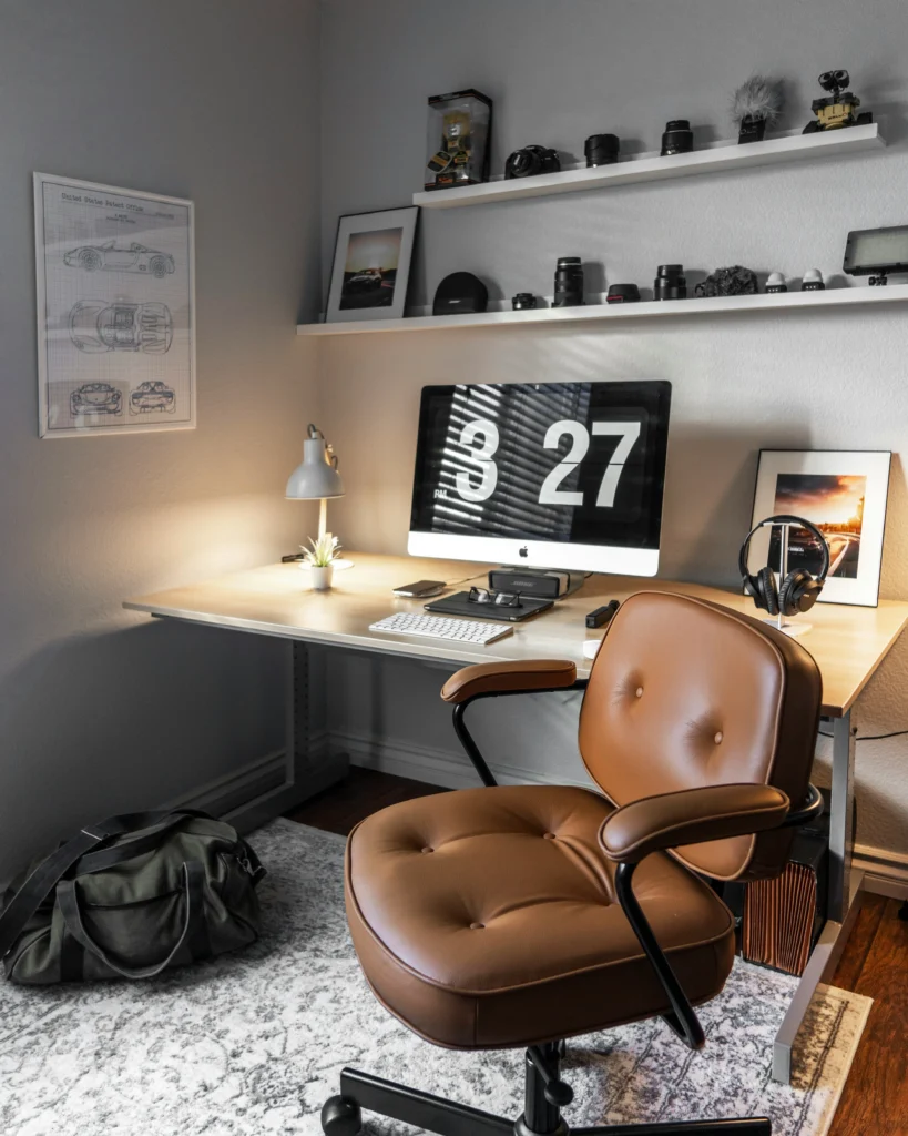 Personalized minimalist office decor