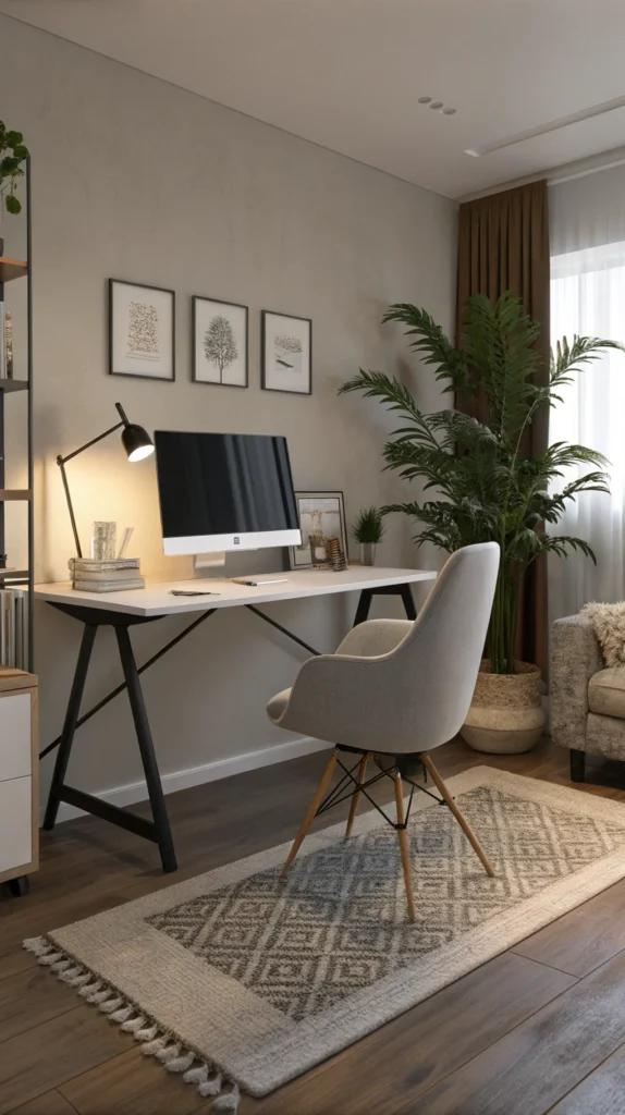 Functional minimalist office furniture