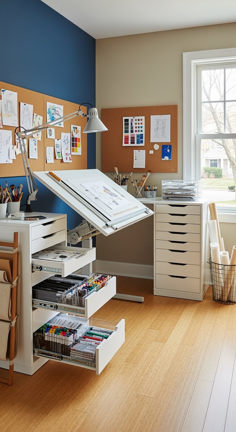 tilting drafting table studio