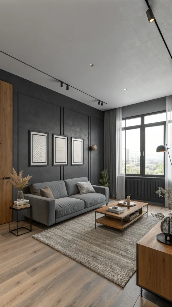 Slate Gray Living Room