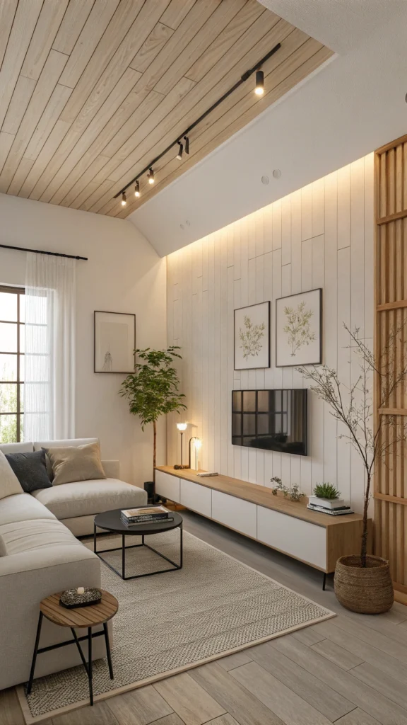 Warm Ivory Living Room