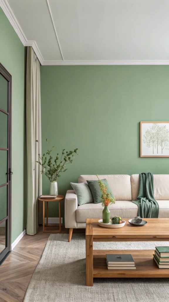 Soft Sage Living Room