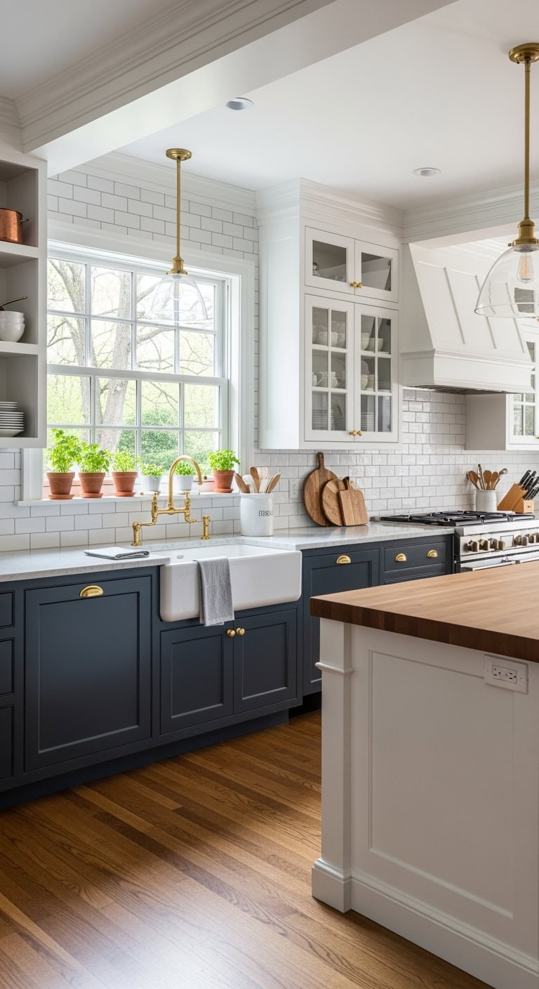 Vintage brass bridge faucet