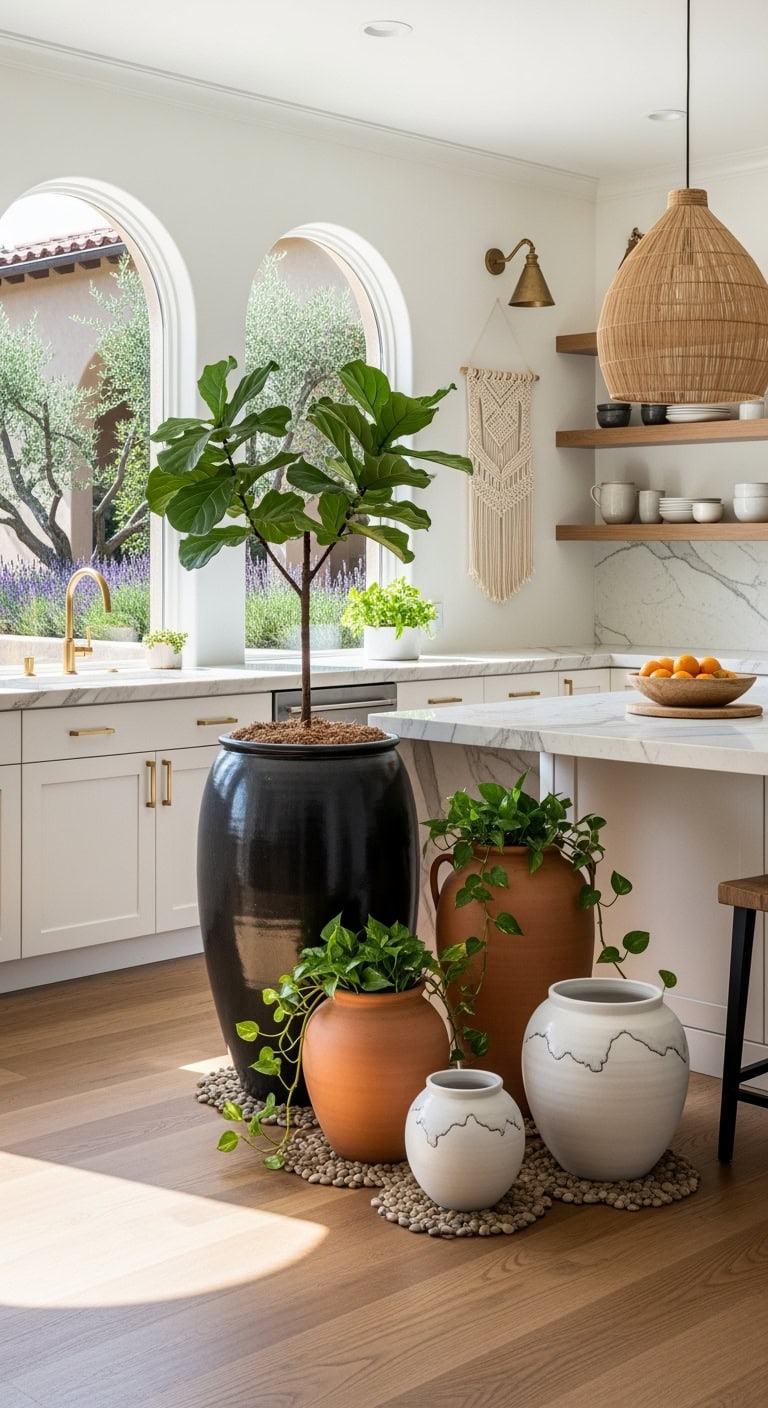 oversized ceramic neutral toned boho inspired