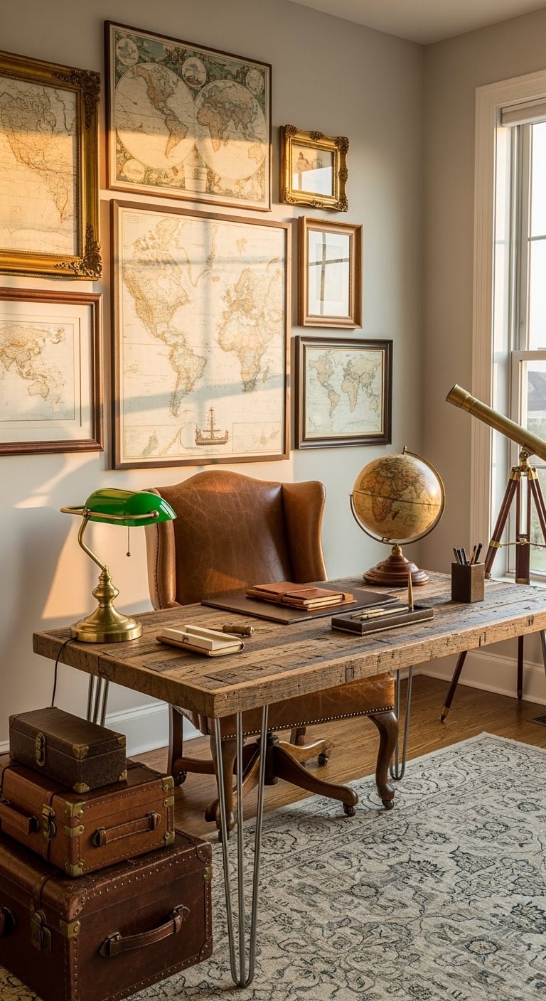 vintage map collection