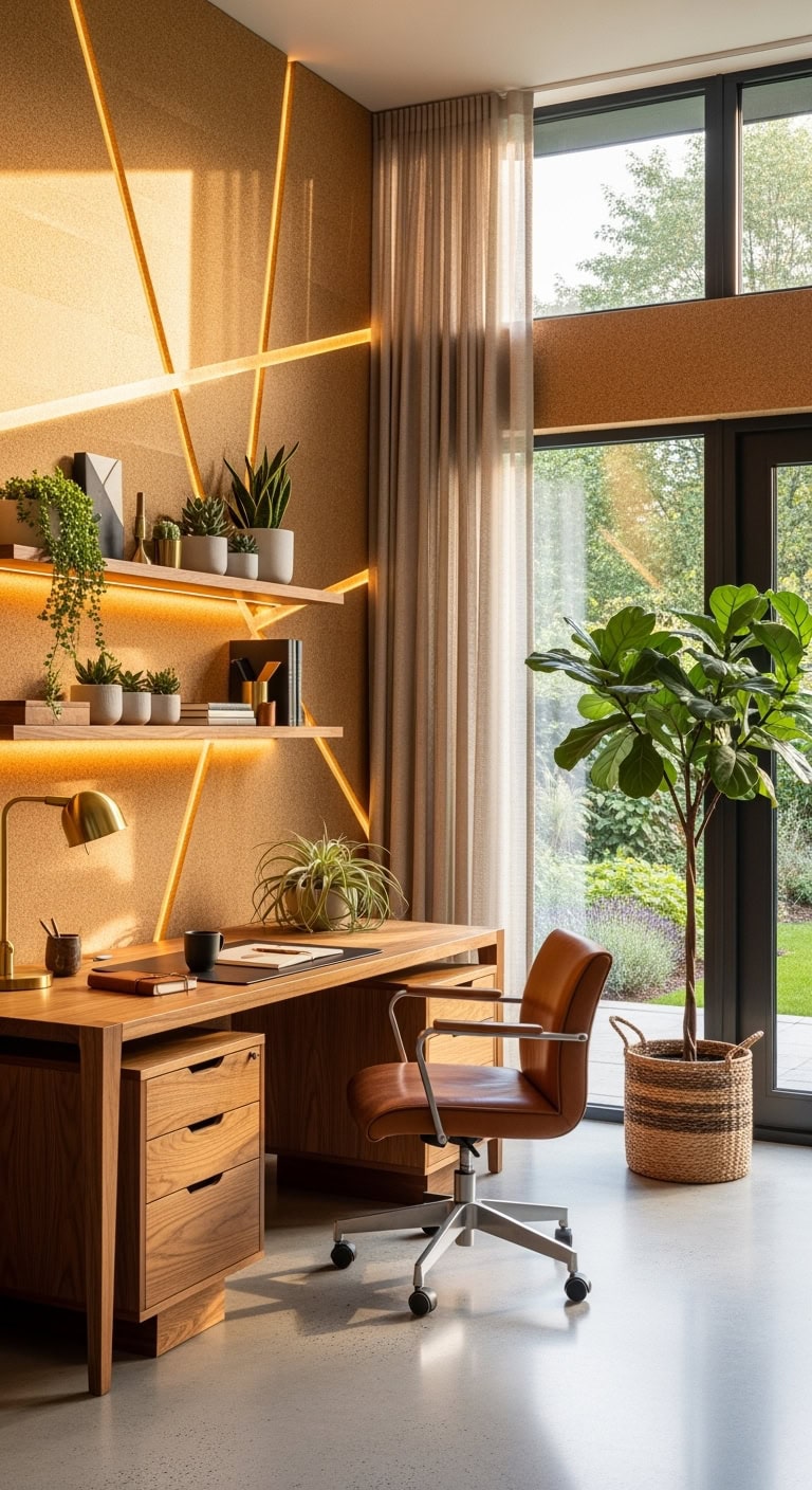 acoustic cork garden office