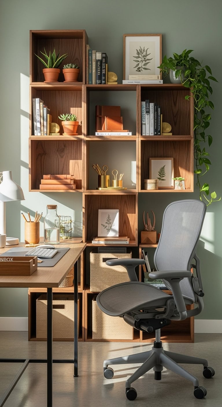 flexible customizable decorative modular shelving