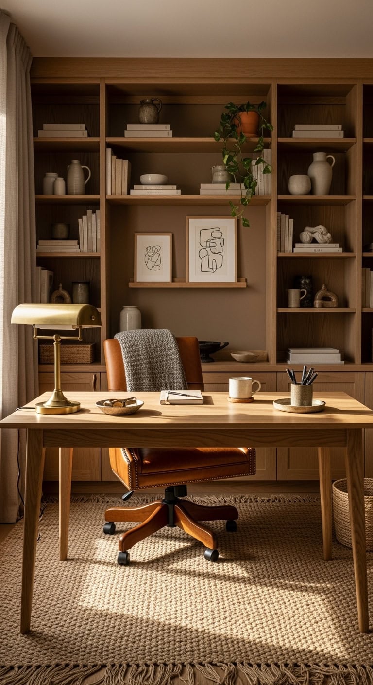 Soft mushroom color palette