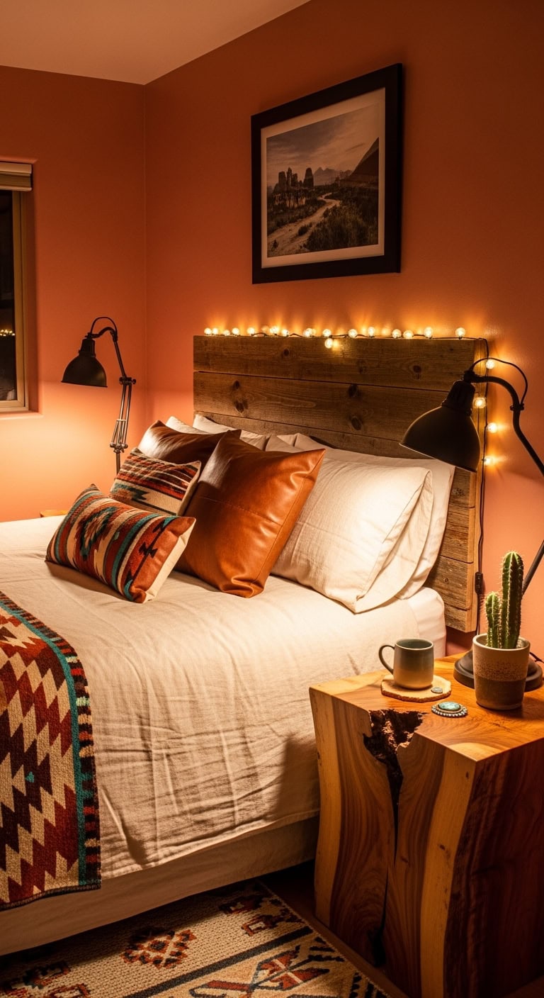 southwestern desert bedroom