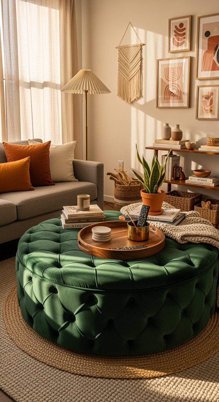 Large ottoman coffee table