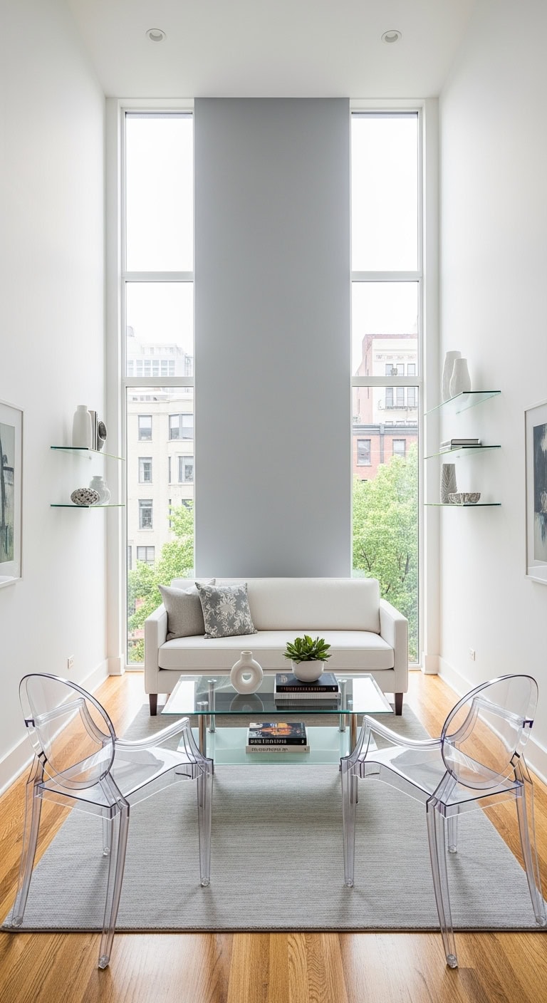 transparent furniture enhancing space