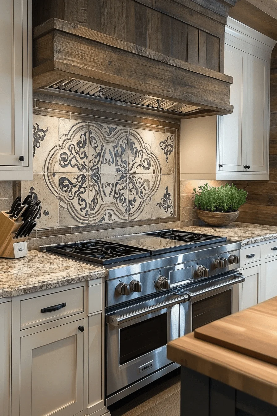 Natural Stone Kitchen Backsplash