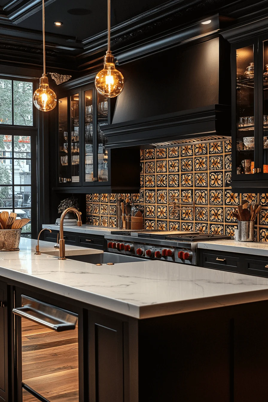 Art Deco Kitchen Backsplash