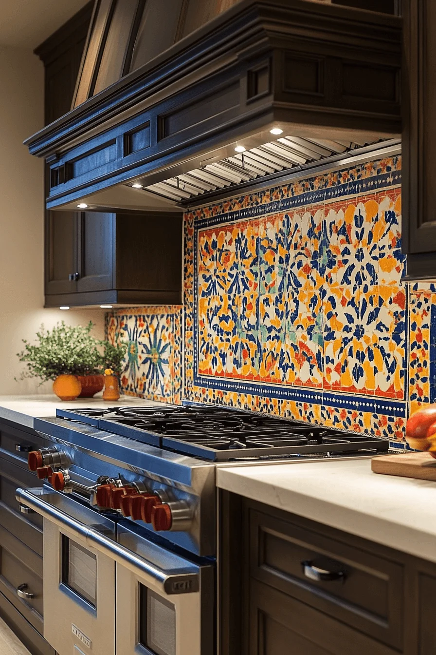Moroccan Tile Kitchen Backsplash