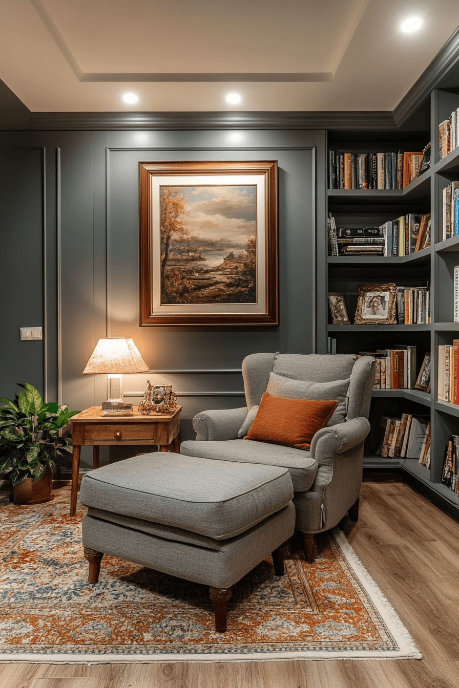 Compact furniture with bright finishes