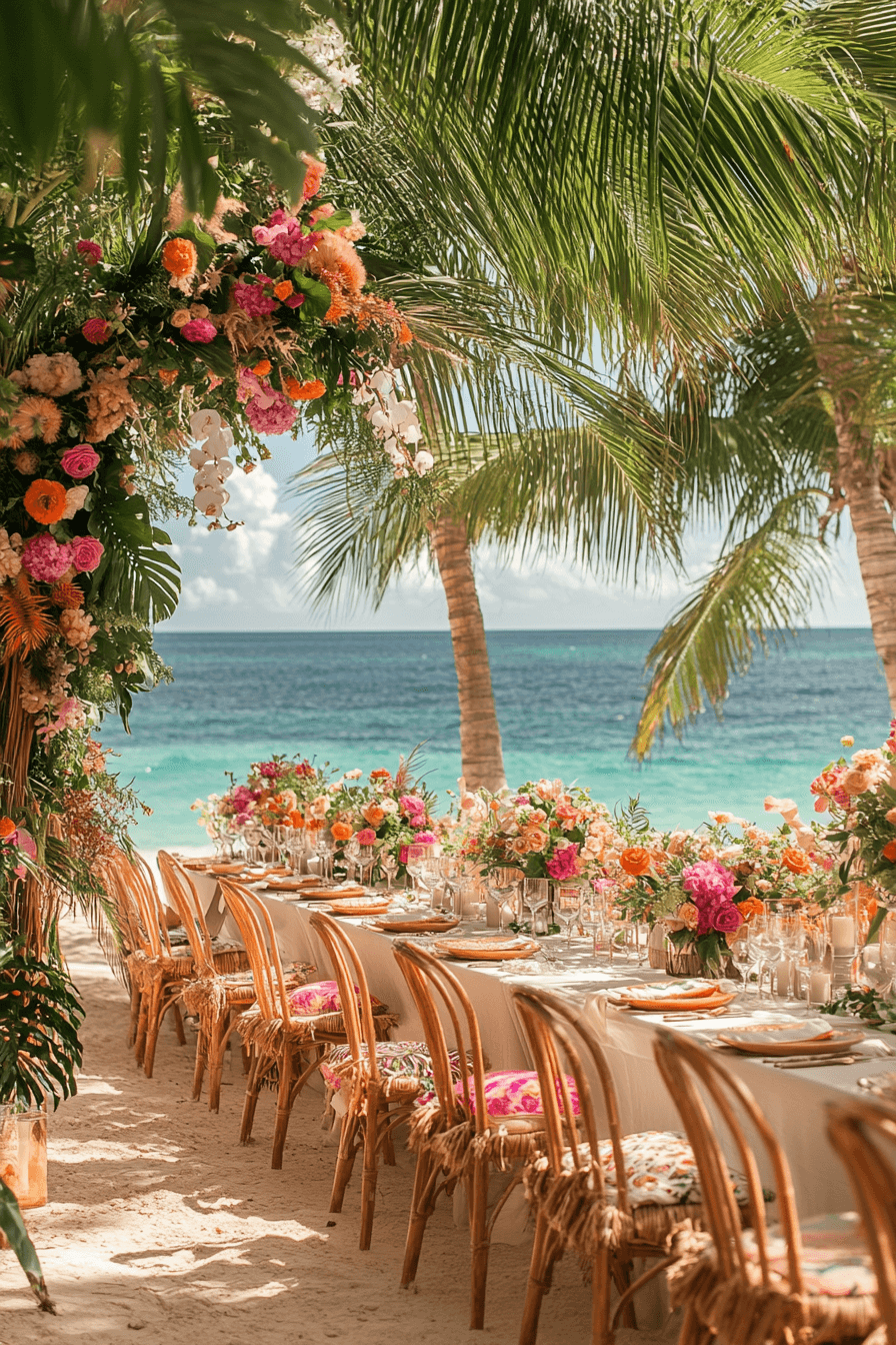 Tropical Boho Wedding