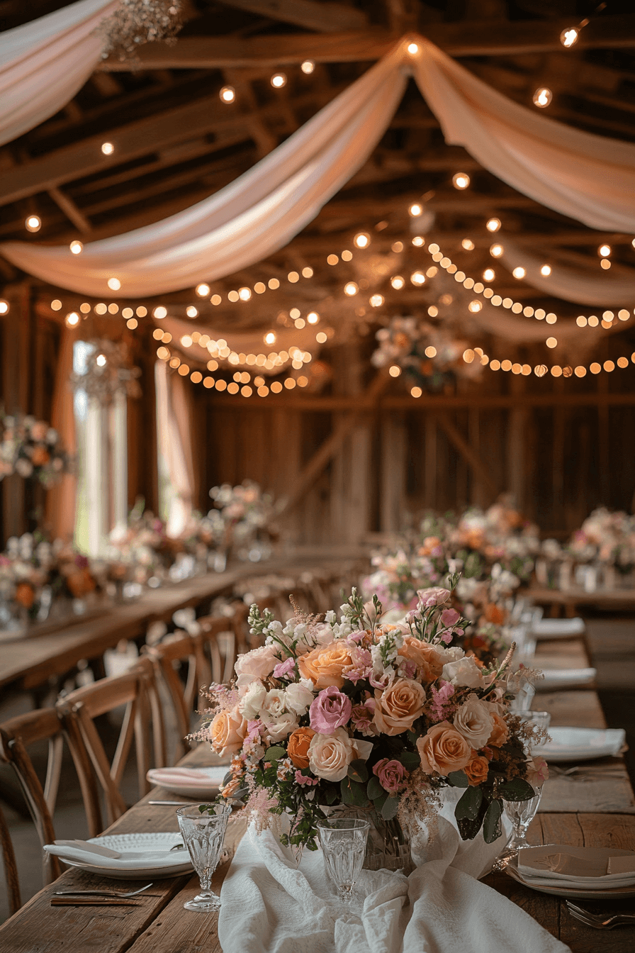 Rustic Rainbow Boho Wedding