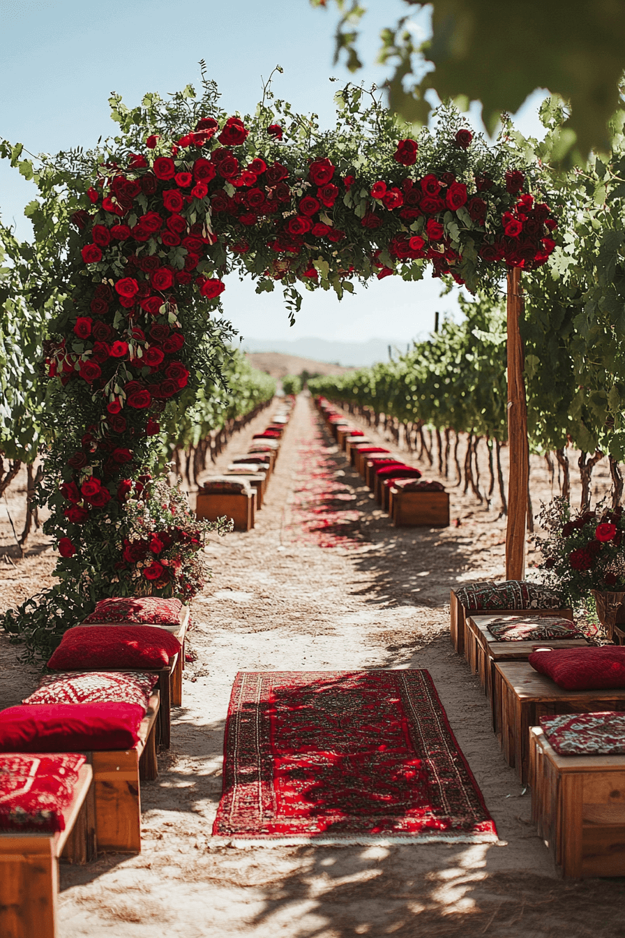 Crimson Artisan Boho Wedding