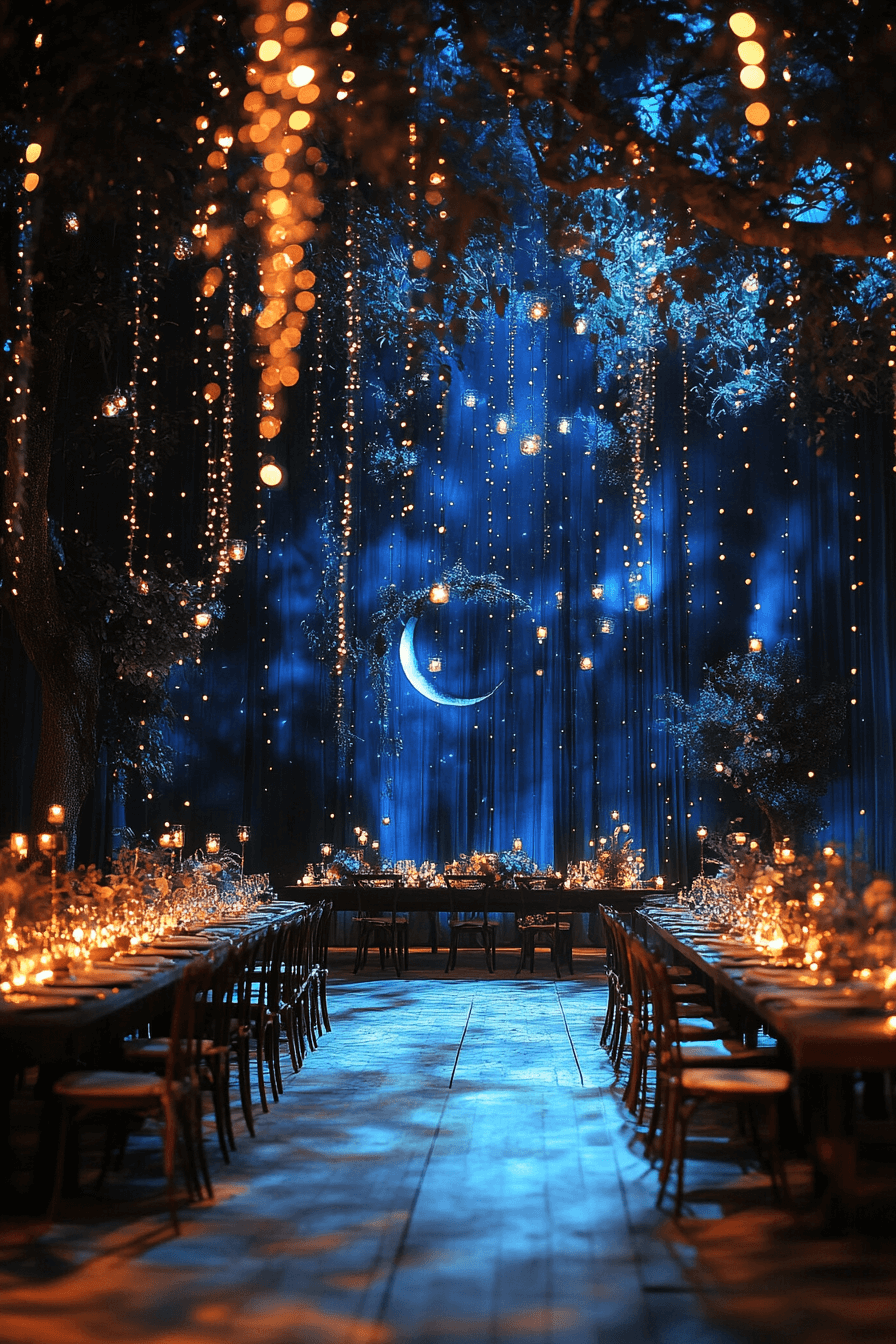 Moonlit Mystic Boho Wedding