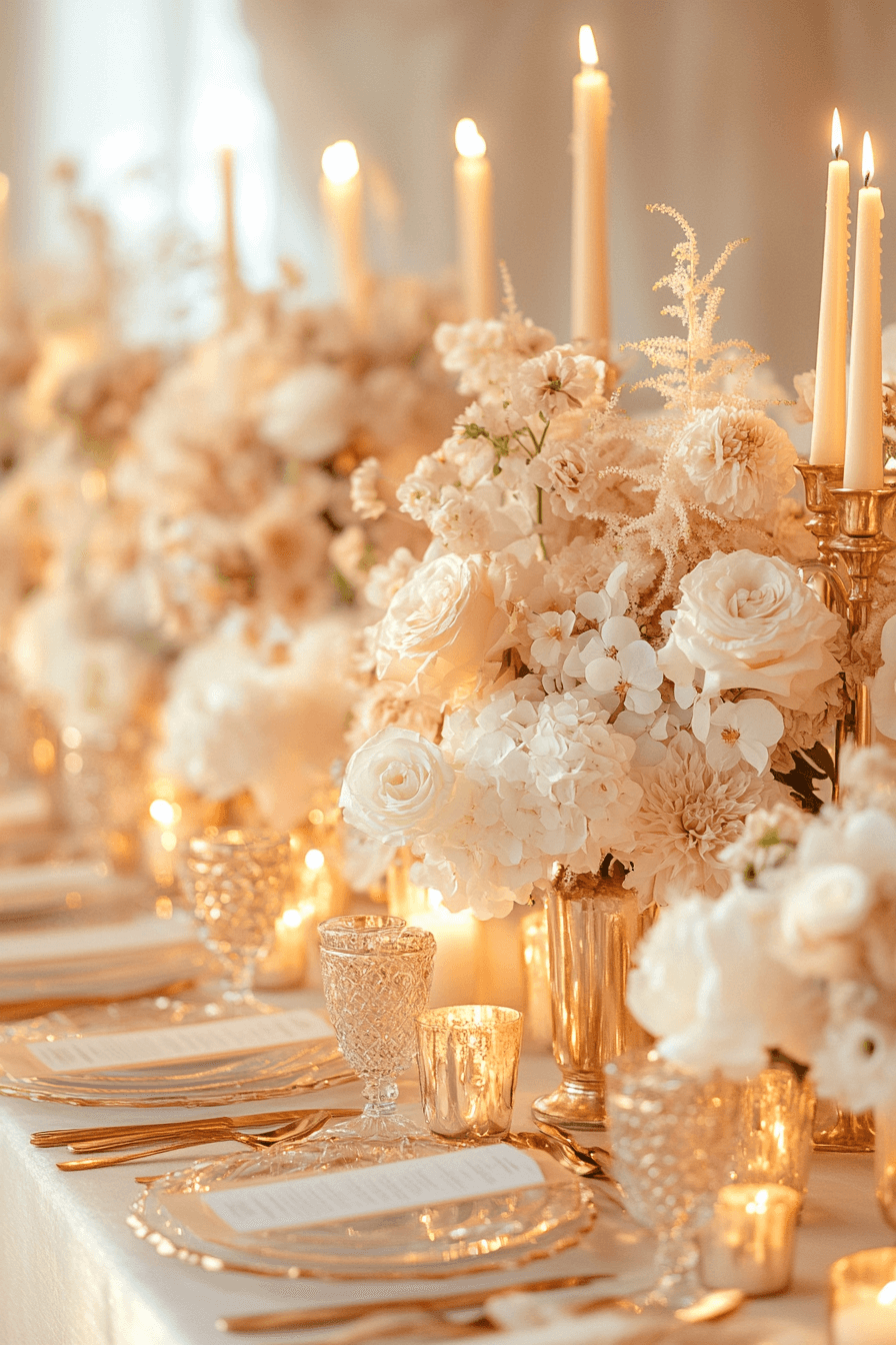 Golden Sparkle Boho Wedding