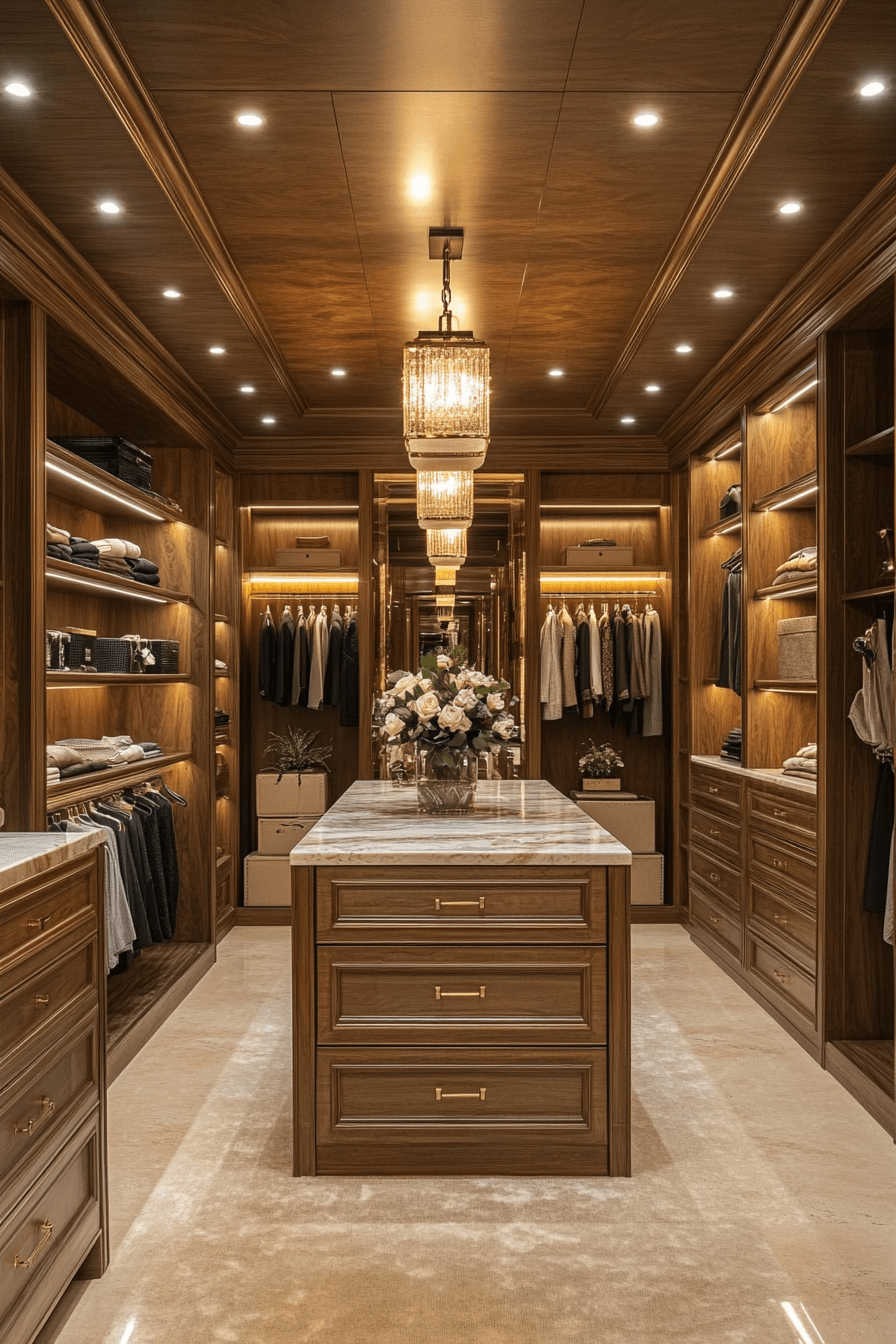 His and hers luxury closet