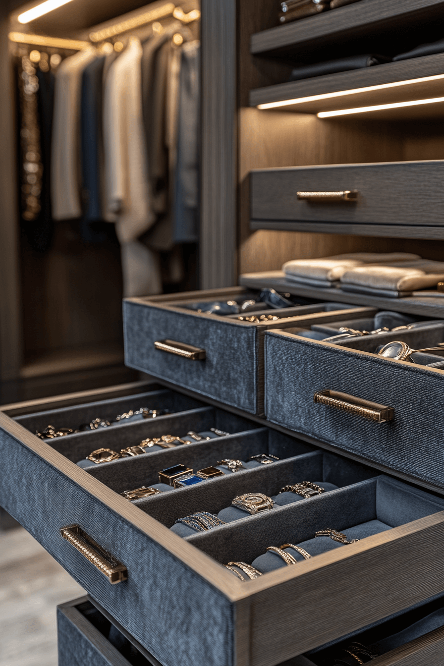 Custom drawer wardrobe