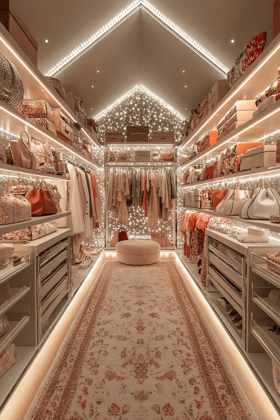 Couture inspired wardrobe storage