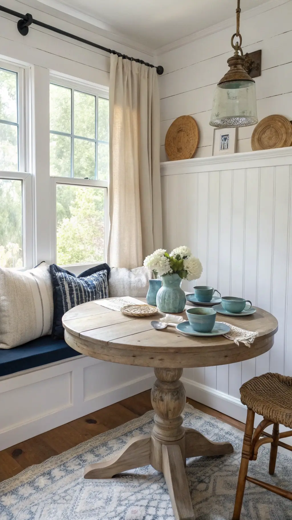 Neutral farmhouse kitchen design