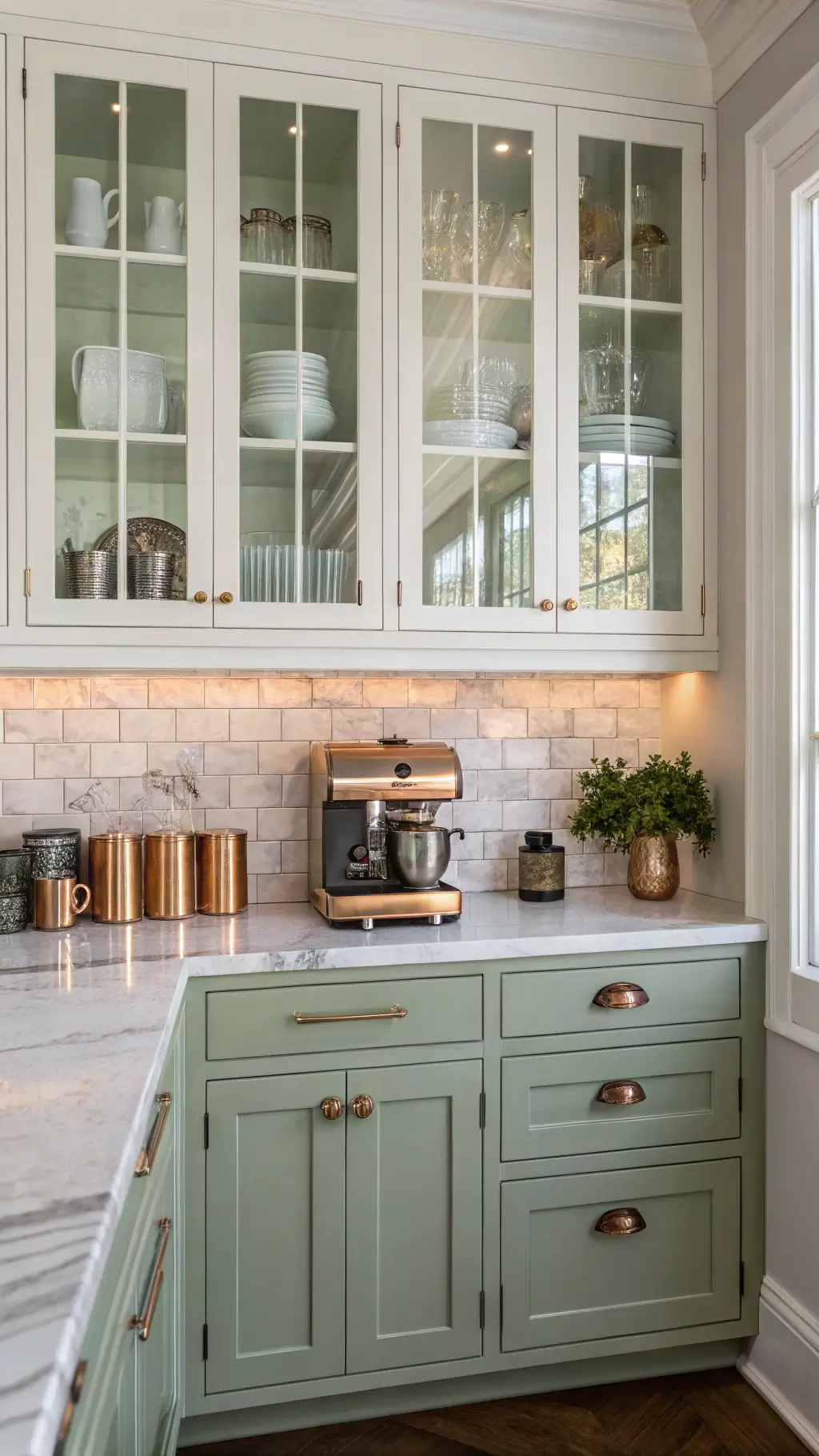 Farmhouse kitchen color combinations